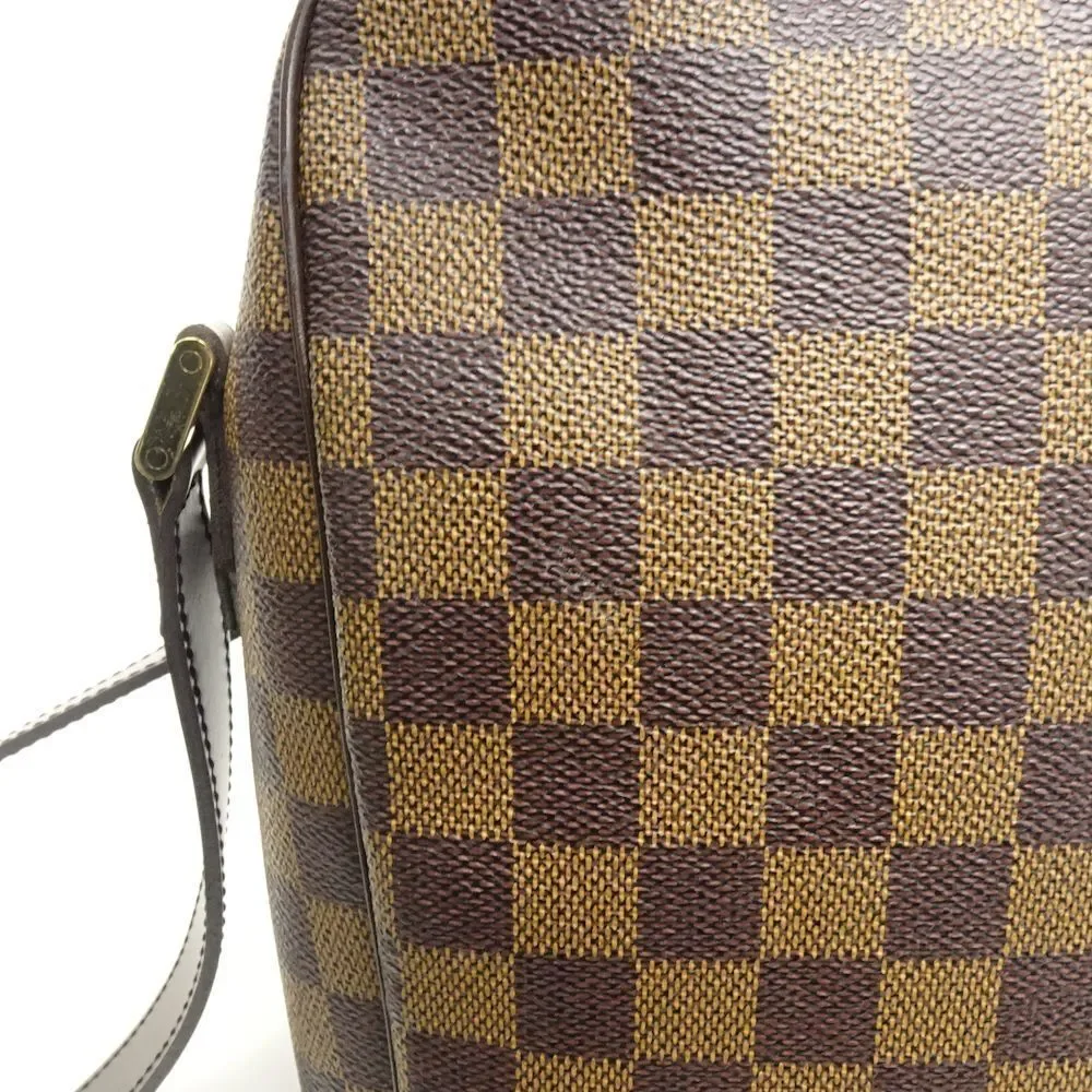 Louis Vuitton Damier Ipanema GM Ebene Shoulder Bag